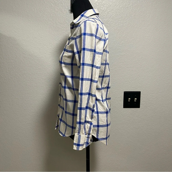 J.Crew Women’s Boy Fit Collared Long Sleeve Button Down Top Size Small Petite - Picture 3 of 5